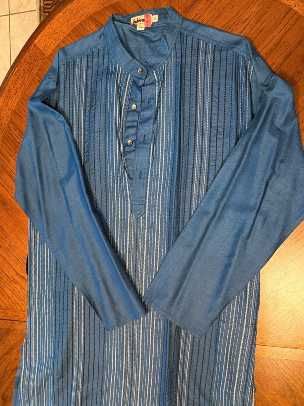 Fabindia silk kurta 42 fitted